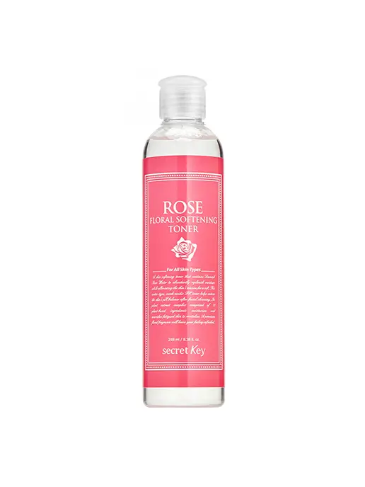 Увлажняющий тонер для лица с экстрактом дамасской розы ROSE FLORAL SOFTENING TONER