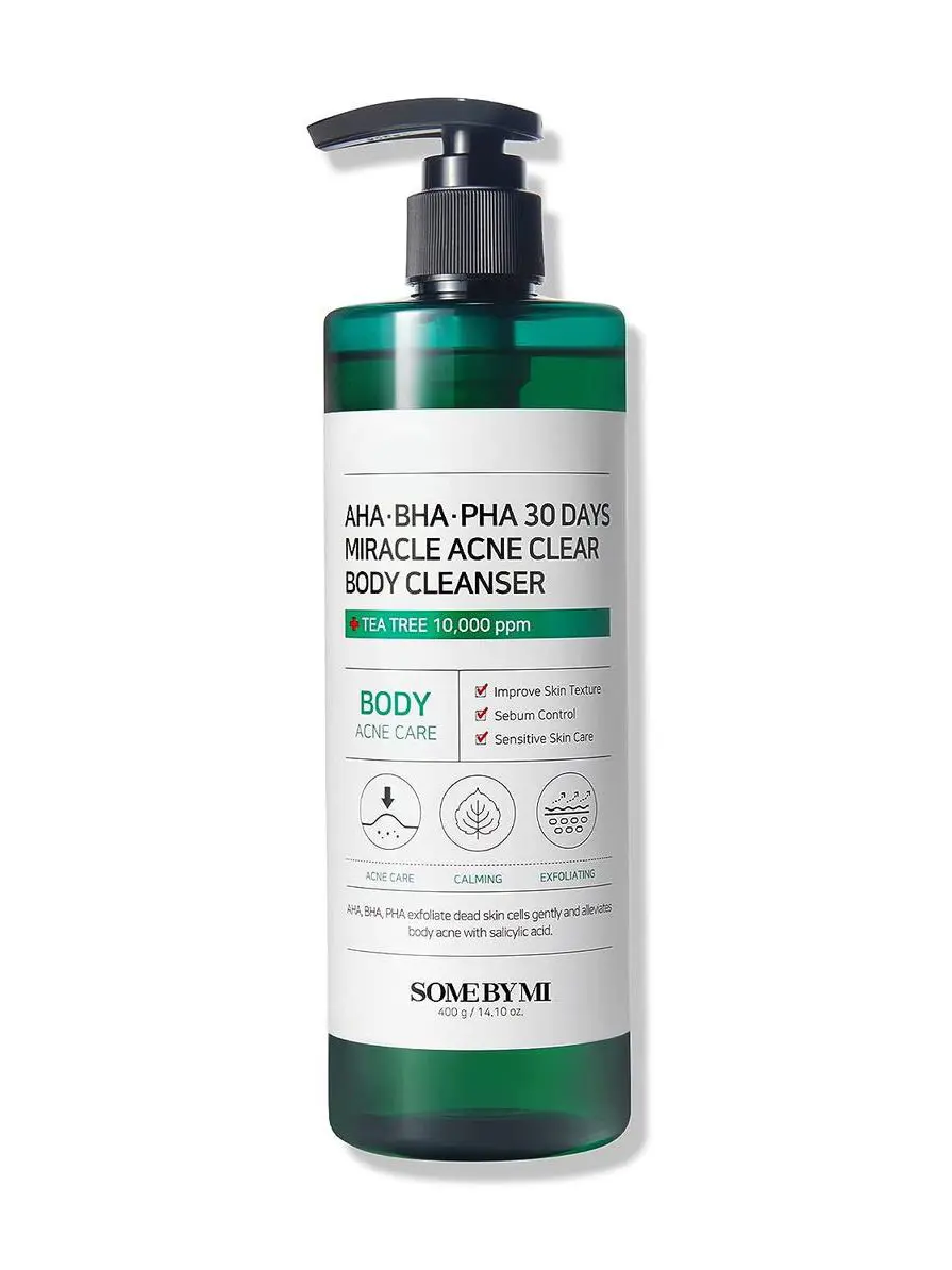 Очищающий гель для тела с кислотами AHA·BHA·PHA 30 DAYS MIRACLE ACNE CLEAR BODY CLEANSER