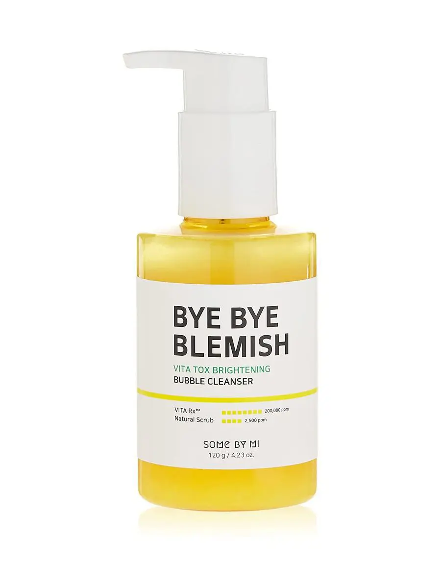 Осветляющая кислородная пенка с витаминами BYEBYE BLEMISH VITATOX BRIGHTNING BUBBLE CLEANSER