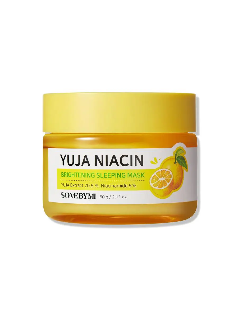 Ночная маска для лица с экстрактом юдзу YUJA NIACIN BRIGHTENING SLEEPING MASK