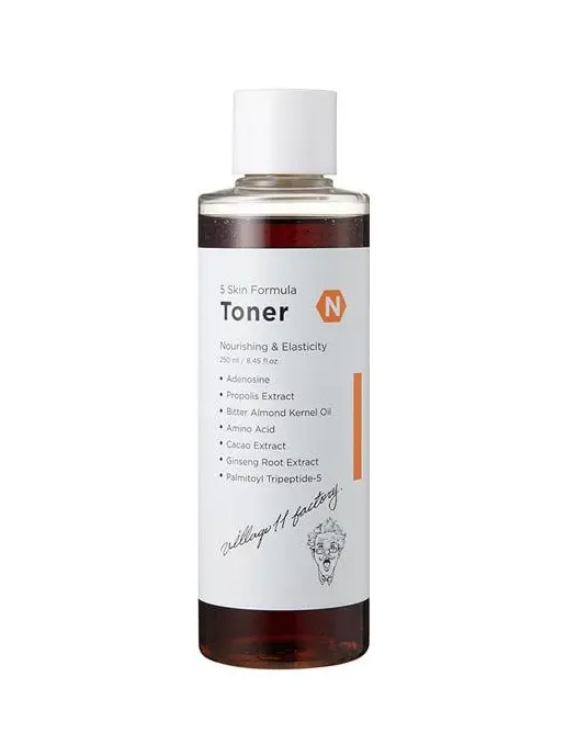 Питательный тонер для лица с аденозином и экстрактом прополиса N SKIN FORMULA TONER